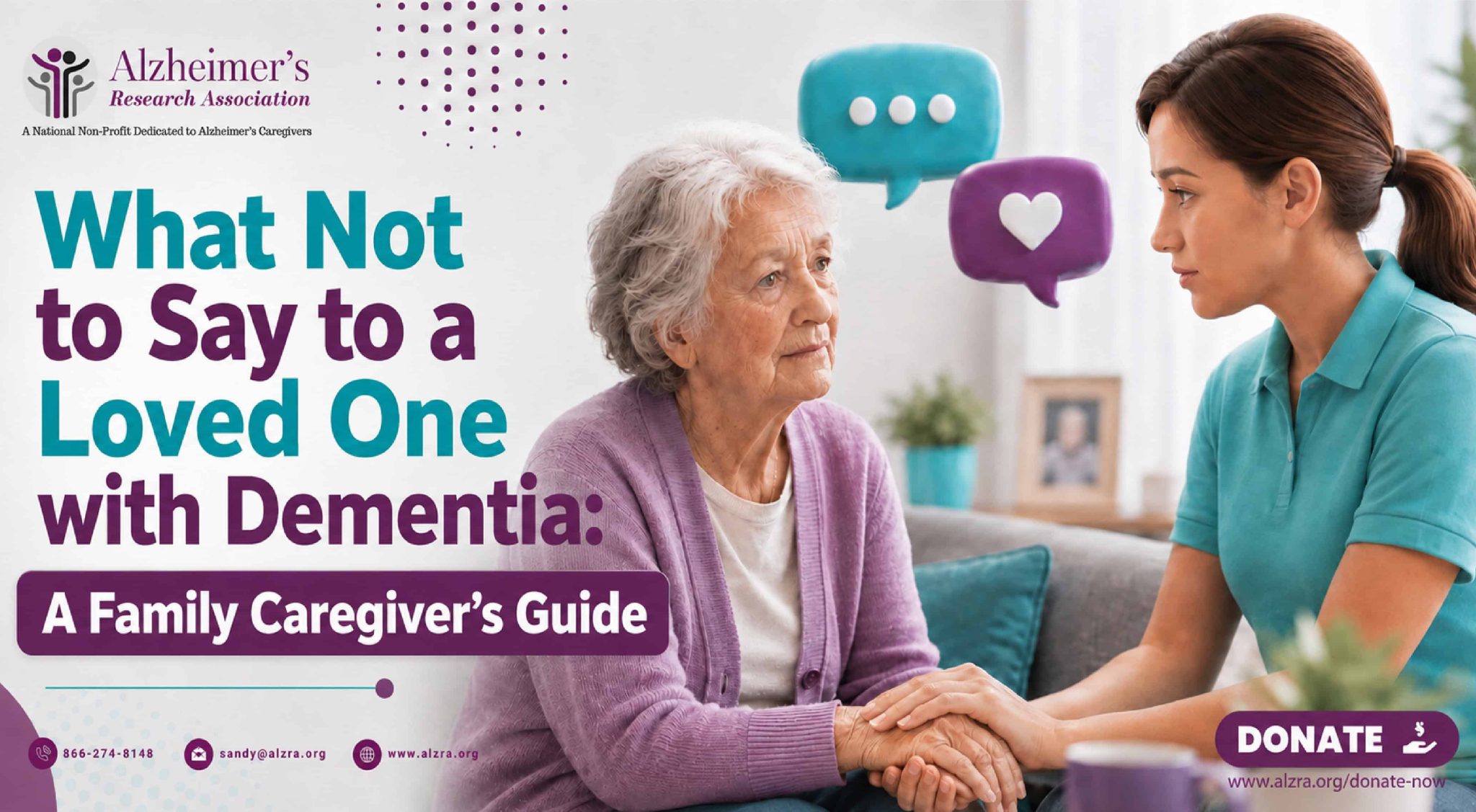 8 Things Never to Say to a Loved One with Dementia | Alzra